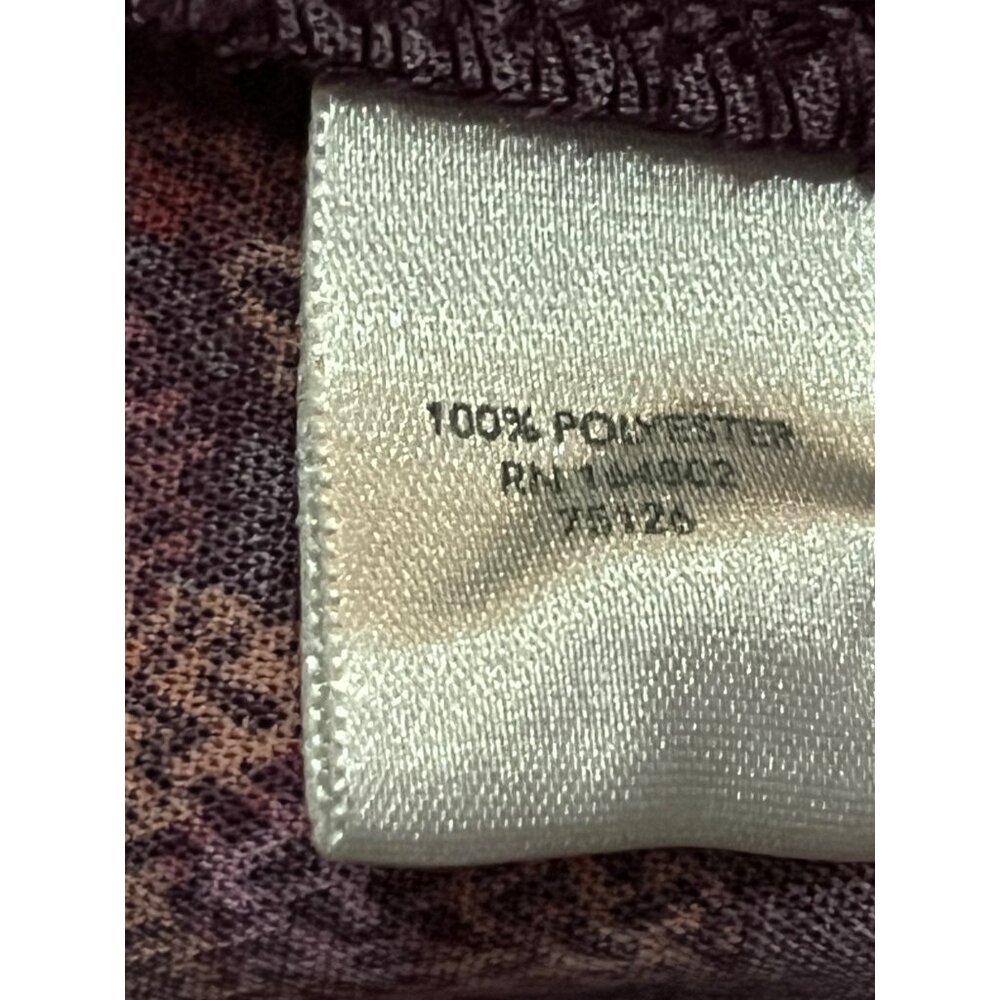 Christopher & Banks Women’s Blouse S Burgundy Floral Long Sleeve NEW - Picture 9 of 15